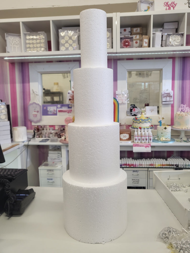 Polystyrene Cake Dummies 8" Deep Cloud Nine Cake Centre