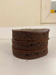 Ready-Baked CHOCOLATE Sponge  - TRIPLE layer *** PLEASE TELL US WHEN YOU NEED THE SPONGE FOR ***