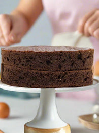 Ready-Baked CHOCOLATE Sponge  - double layer *** PLEASE TELL US WHEN YOU NEED THE SPONGE FOR ***
