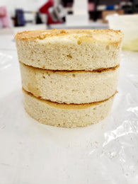 Ready-Baked Vanilla Sponge - TRIPLE layer *** PLEASE TELL US WHEN YOU NEED THE SPONGE FOR ***