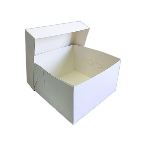 White Cake Box & Lid
