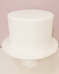 Plain Iced DUMMY Cake - Polystyrene covered with sugarpaste **3 WEEKS REQUIRED FOR POSTAGE**