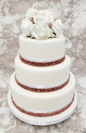 Wedding Cake Kit - Pink Champagne (Includes the cake).