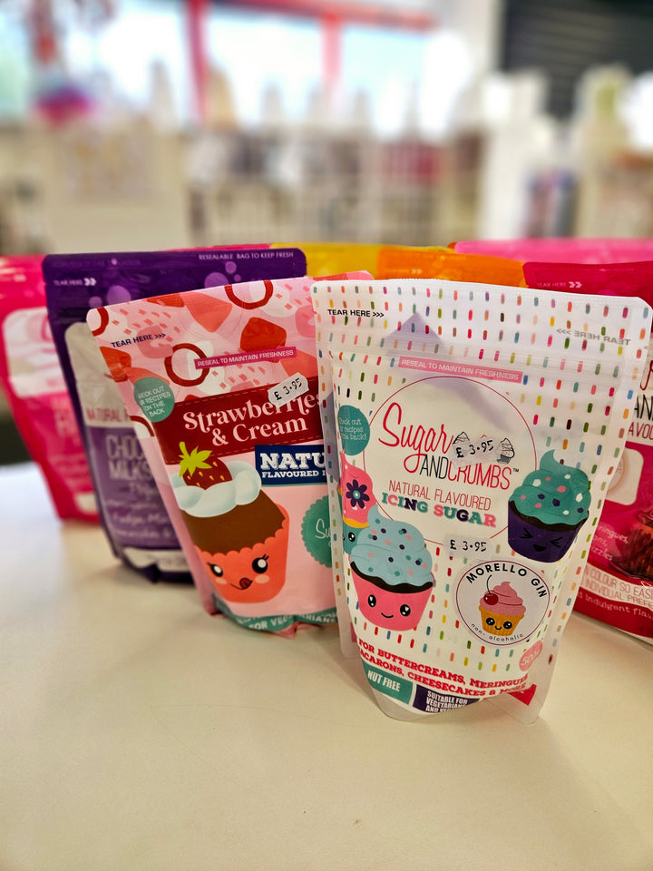 Flavoured Icing Sugar by Sugar &amp; Crumbs