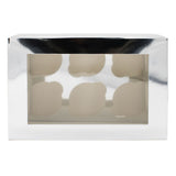 Metallic cupcake box