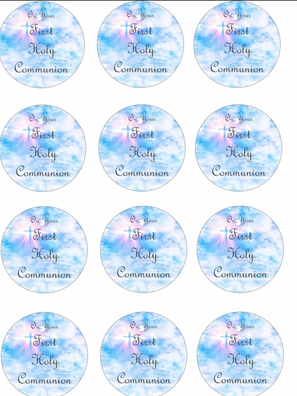 A4 Size Edible Print - Communion