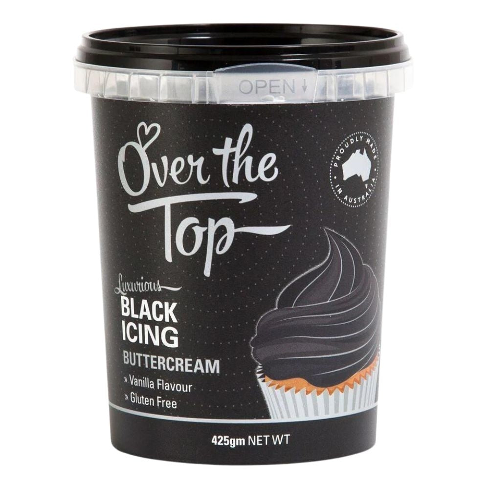Coloured Buttercream Icing - Over the Top