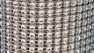 Diamante Effect Mesh Banding (Diamante ribbon)