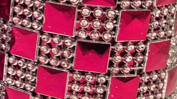 Diamante Effect Mesh Banding (Diamante ribbon)
