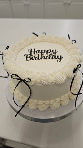 Vintage Birthday Cake