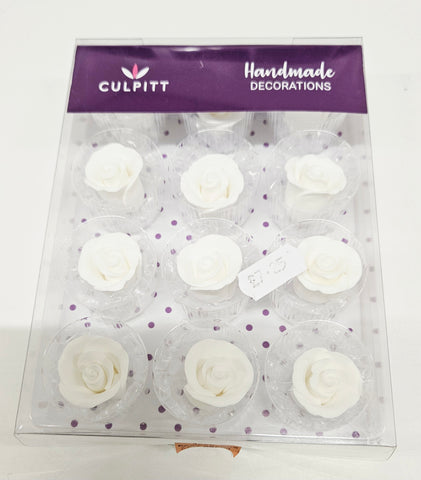 12 Sugar Roses 20mm - Culpitt