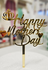 Acrylic Mothers Day Cake Topper