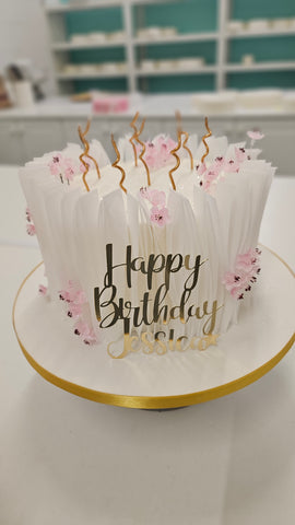 Paper Sails Birthday Cake