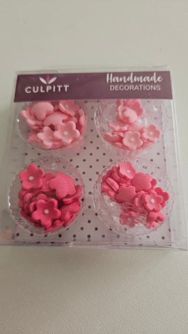 Pink Mini Flower Pipings