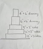 Wedding Cake Kit 'Cotswold' - (Includes the cake)