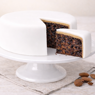 Plain Undecorated Iced FRUIT CAKE Base