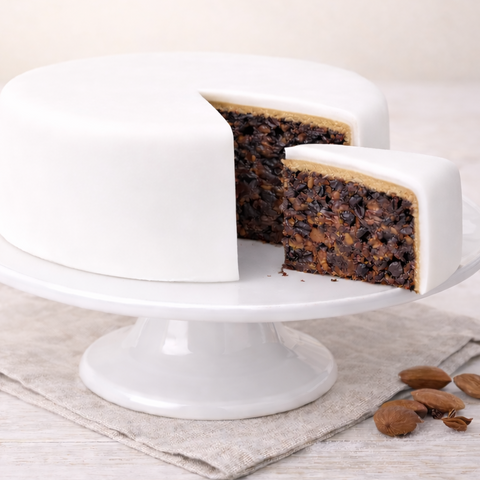 Plain Undecorated Iced FRUIT CAKE Base