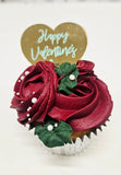 Valentines Acrylic Cupcake Topper