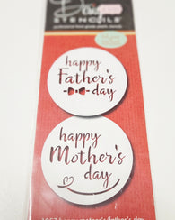Mothers Day & Fathers Day Cupcakes Stencils