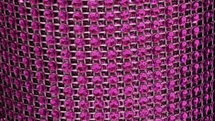 Diamante Effect Mesh Banding (Diamante ribbon)