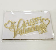 Valentines Acrylic Cupcake Topper