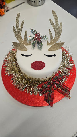 Reindeer Complete Cake Kit (Includes the cake)