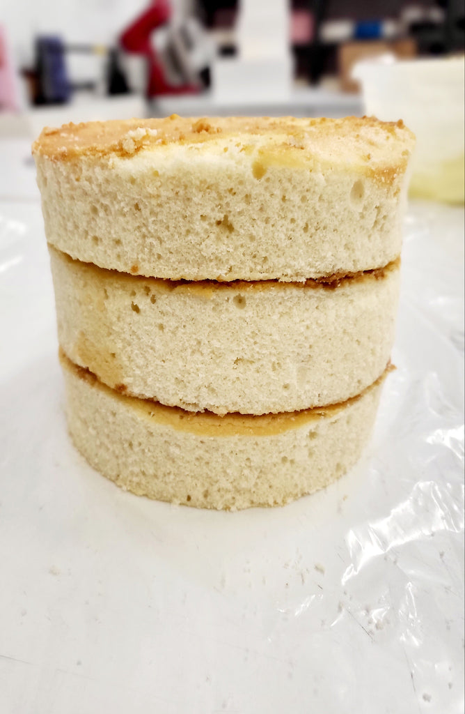 Ready-Baked Vanilla Sponge - TRIPLE layer – Cloud Nine Cake Centre