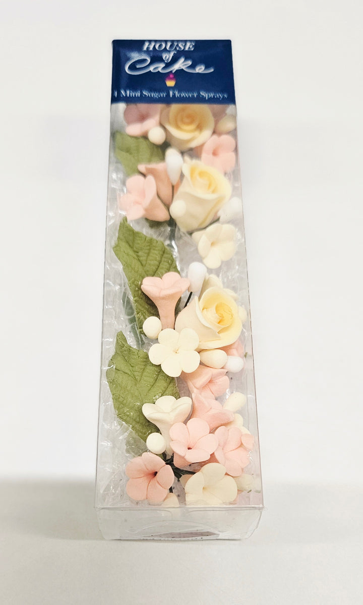 House of Cake 4 Mini Sugar Flower Sprays