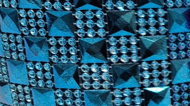 Diamante Effect Mesh Banding (Diamante ribbon)