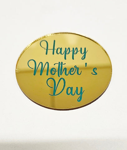Mothers Day Acrylic Cupcake Topper