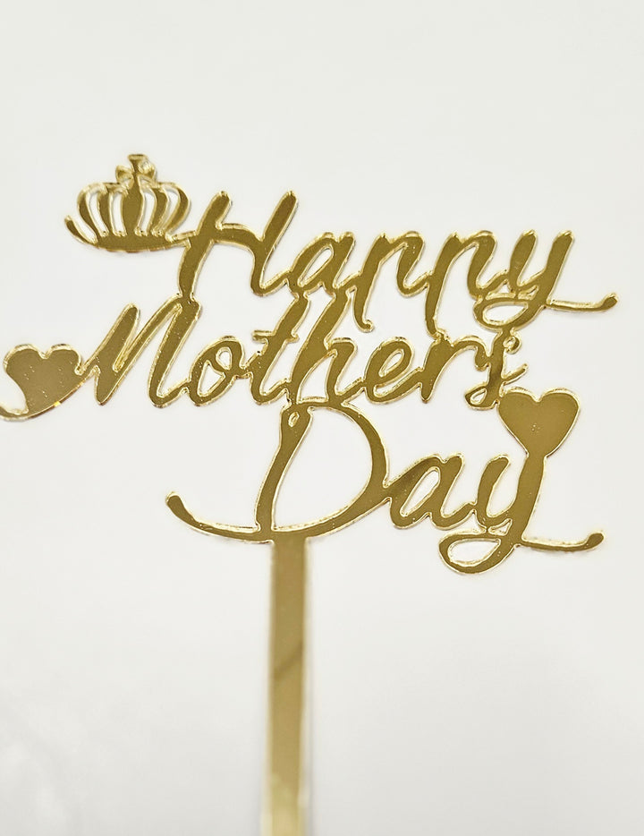 Acrylic Mothers Day Cake Topper