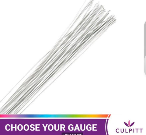 Culpitt White Floral Wires