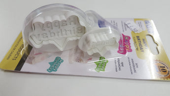 PME happy birthday plunger set of 2