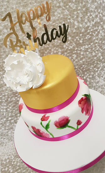 FLORAL PRINT Cake Kit - (Includes the cake)