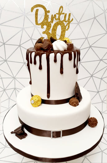 Chocolate Drip Cake Kit - (Includes the cake)