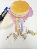 Easy Frosting Birthday Cake Kit (Includes the cake)