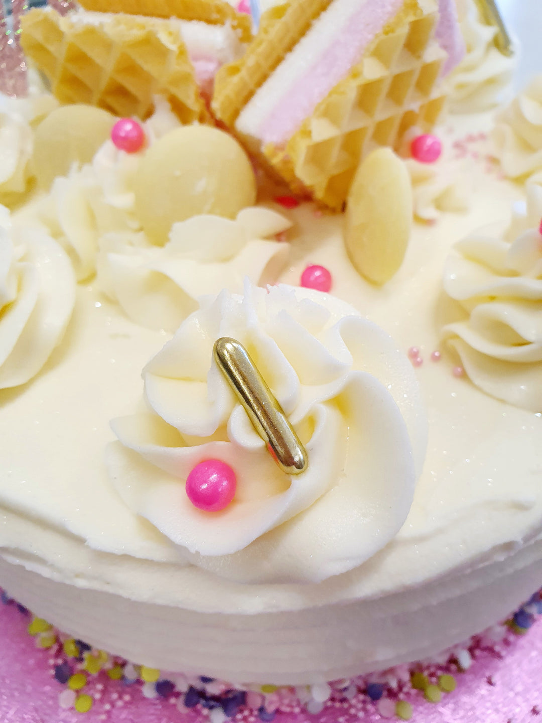 Shallow Mallow Birthday Cake