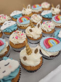 Fully Decorated Cupcakes (Minimum of 12) ANY THEME/COLOUR