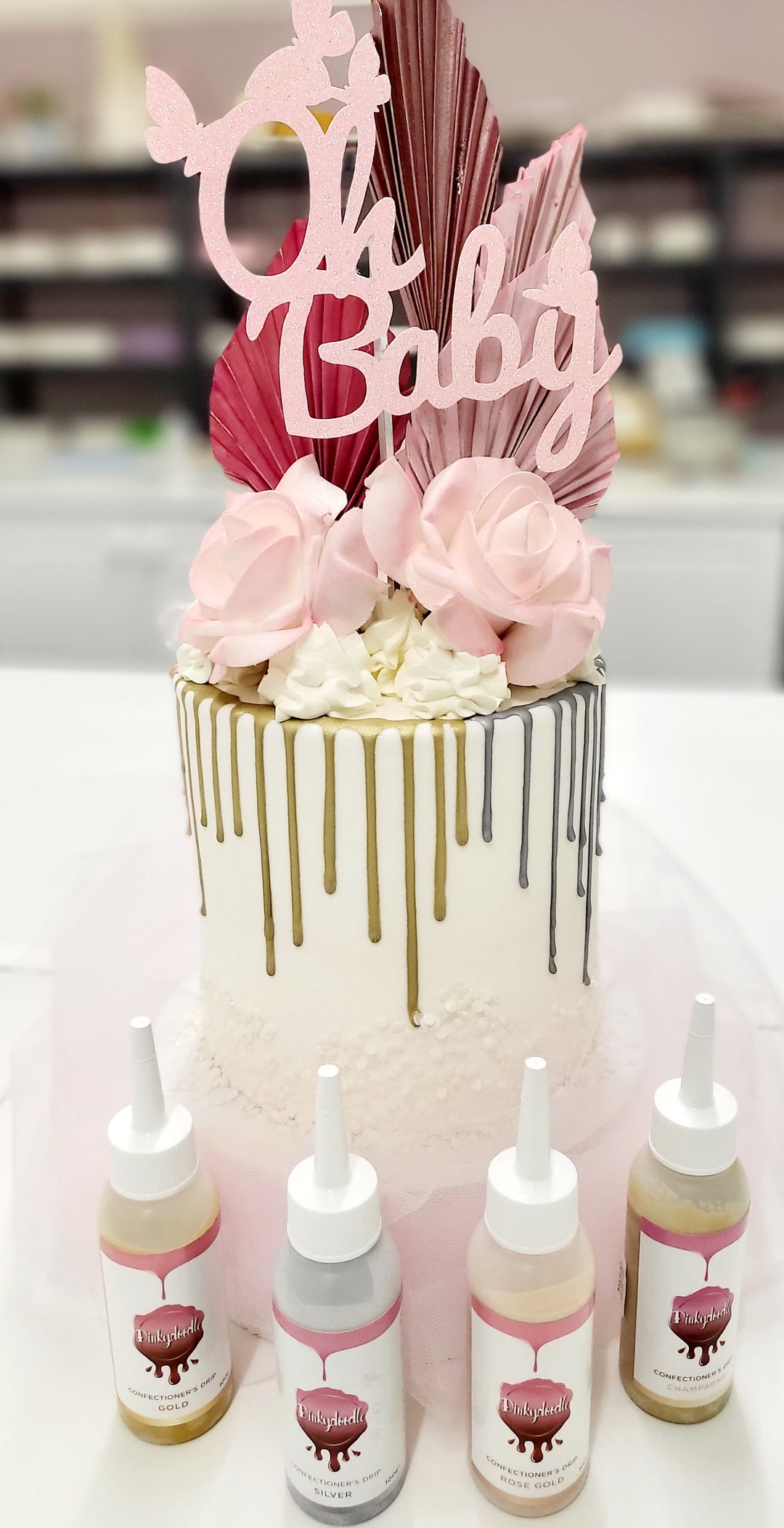 Dinky Doodle Metallic Drip