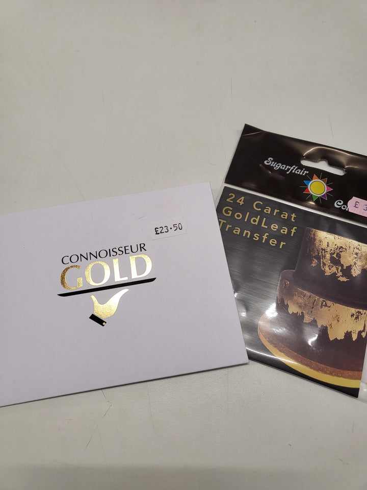 Edible Gold / Silver Leaf Square 83mm x 83mm