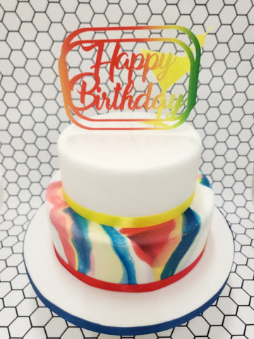 Rainbow Cake Kit (Including the cakes)