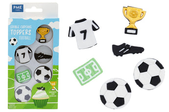 PME Edible Football Cupcake Toppers ***OUT OF STOCK***