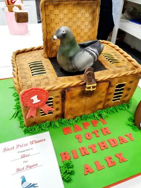 Pigeon Prize Cake