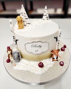 Woodland Character Cake