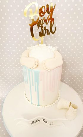 Gender Reveal Cake