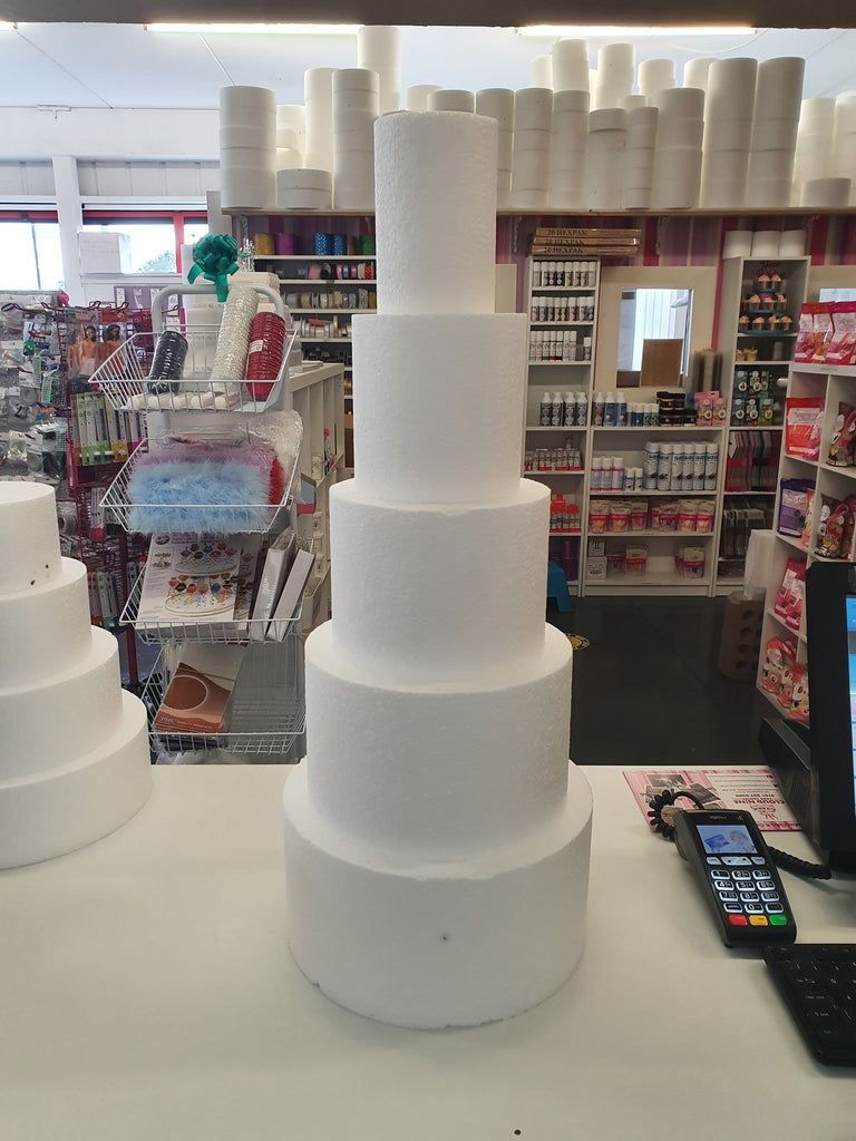 Polystyrene Cake Dummies 6" Deep Cloud Nine Cake Centre