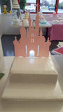 Glitter Cake Topper - Castle
