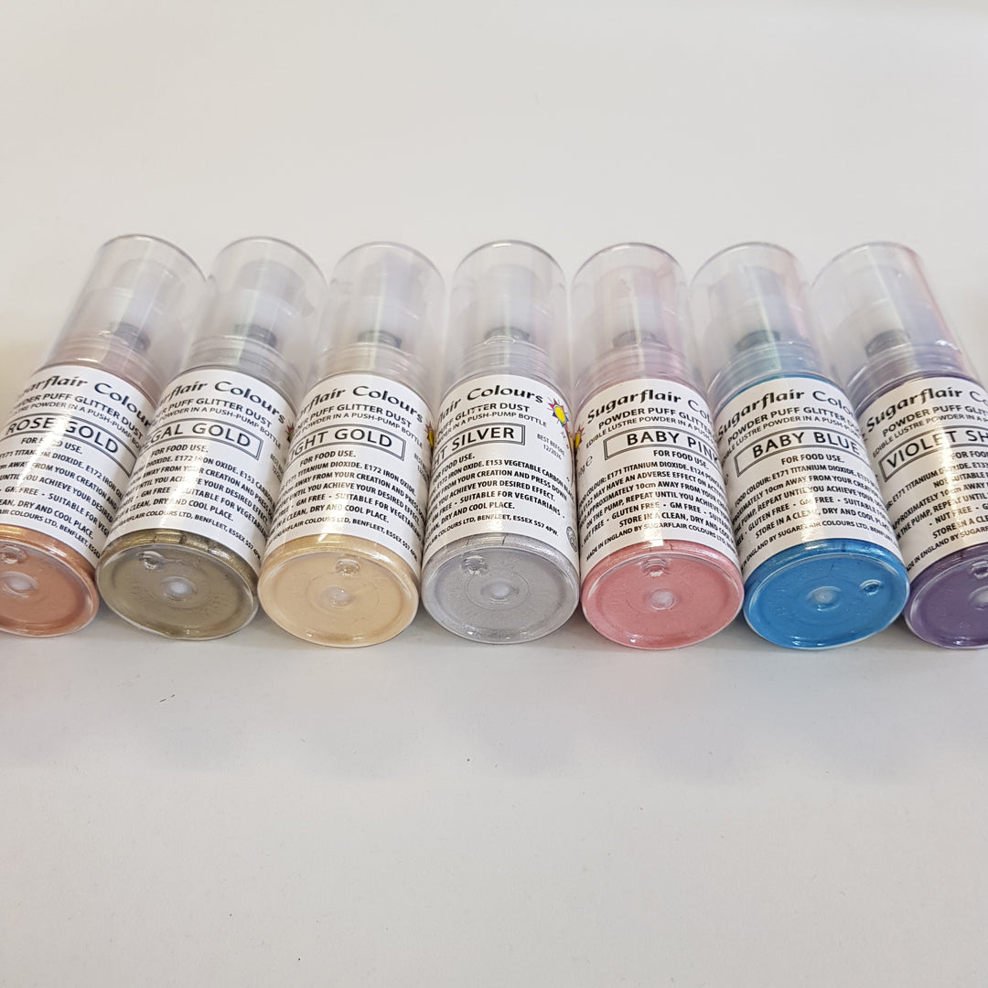 Sugarflair Colours - Powder Puff Glitter Dust