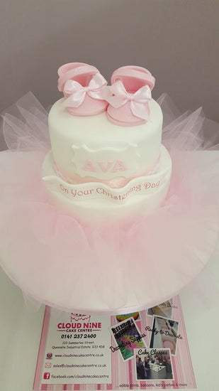 Tutu/Baby Shoe Cake