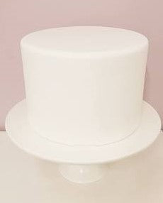Plain Iced DUMMY Cake - Polystyrene covered with sugarpaste **2 WEEKS REQUIRED**